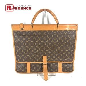 Louis Vuitton Monogram Sac Kleber Overd Handbag Boston Bag Canvas Brown